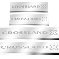 Listwa progowa OPEL/VAUXHALL CROSSLAND X Stal nierdzewna 304 połysk 4szt