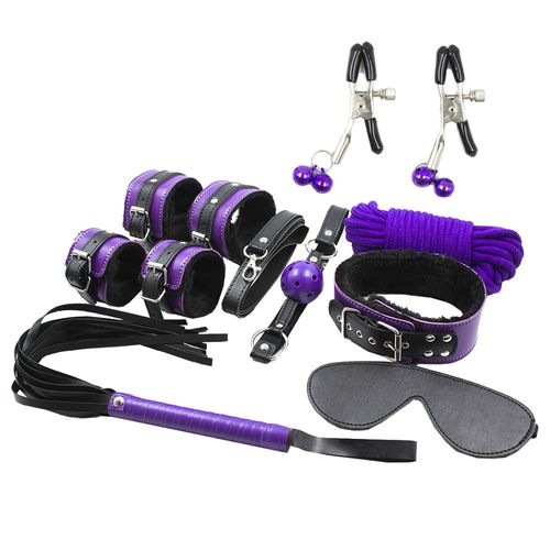 zestaw akcesoriów bondage kit purple na Arena.pl