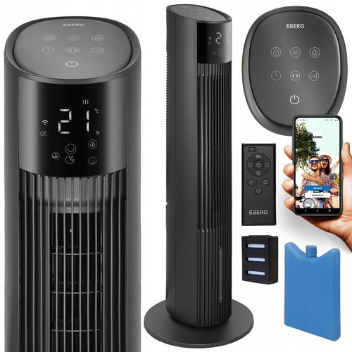 Klimator wodny klimatyzer 6w1 wentylator kolumnowy JONIZACJA WiFi + Aroma na Arena.pl