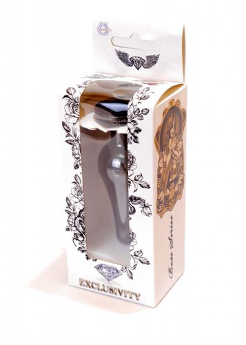 plug jewellery dark silver butt plug  black na Arena.pl