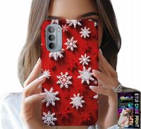 ETUI DO MOTOROLA G31 / G41 - PŁATKI ŚNIEGU, ŚNIEG, GWIAZDKI, ŚWIĘTA
