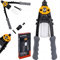 NITOWNICA RĘCZNA DŹWIGNIOWA NOŻYCOWA DO NITÓW ZRYWALNYCH 3,2-6,4MM POJEMNIK