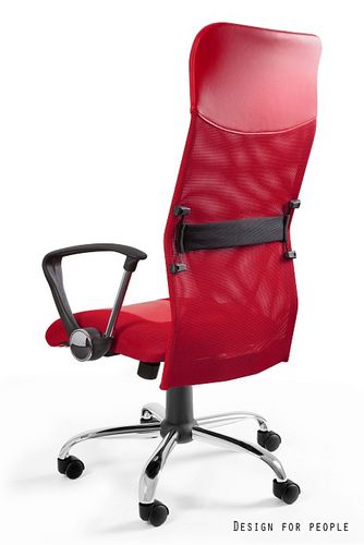 FOTEL OBROTOWY MODEL VIPER KOLOR CZERWONY na Arena.pl