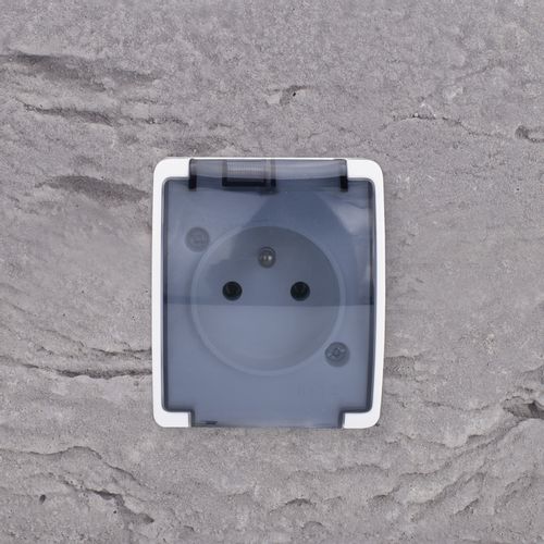 Koala gniazdo pojededyńcze P+Z natynkowe białe z klapką 161-51 na Arena.pl