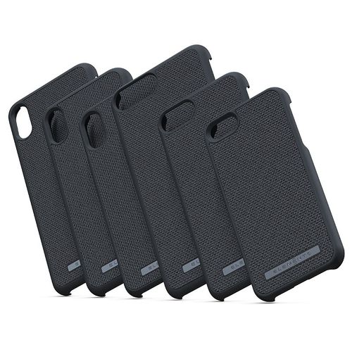 Materiałowe etui do iPhone Xs Max (Dark Grey) na Arena.pl