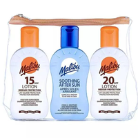 Malibu Travel Pack Balsay Do Opalania SPF15 SPF20 + Balsam Po Opalaniu