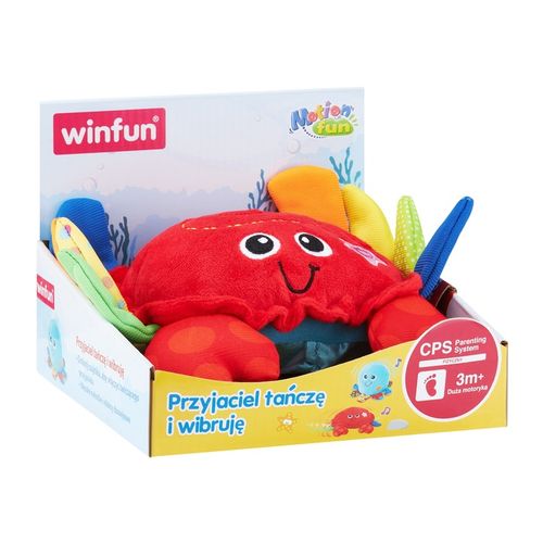 Krab do raczkowania dla dzieci czerwony wibruje wydaje dźwięki interaktywny na Arena.pl