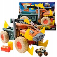 Monster Jam Mini Jams – Zestaw Megalodon Mad Hog Chomper z Akcesoriami
