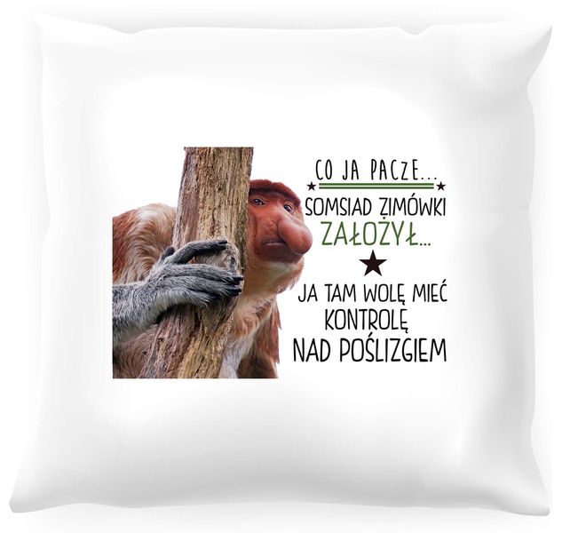 Poduszka z nosaczem -  Co ja pacze zdjęcie 1