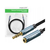 UGREEN AV118 Przedłużacz audio AUX jack 3,5 mm, 2m (czarny)