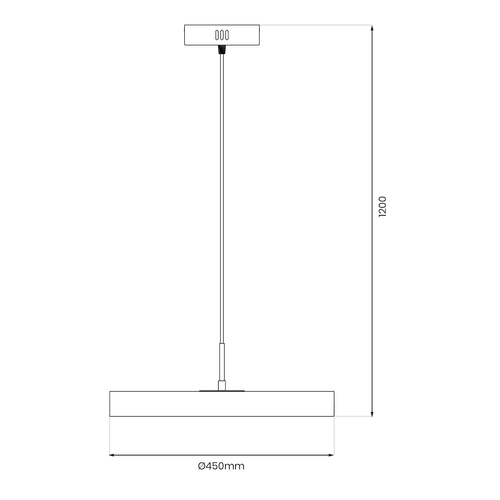 Lampa wisząca DISC 38W LED na Arena.pl