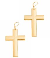 kolczyki krzyże xxl z kolekcji heavenly (p21/wio/25au)
