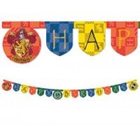banner harry potter hogwarts house - happy birthda