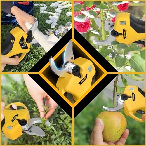 SEKATOR AKUMULATOROWY ELEKTRYCZNY NOŻYCE SEKATOR OGRODOWY MOCNY 2x 24V na Arena.pl