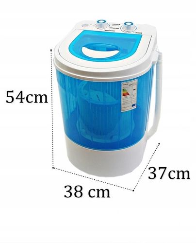 Mini Pralka Wirówka Domowo Turystyczna 4kg + 1,5kg Przenośna Działkę Lekka na Arena.pl