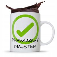 Kubek Budowlańca Majstra Prawdziwy Majster Prezent Z Nadrukiem Ze Zdjęciem