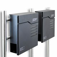 16785 Skrzynka na listy ze stojakiem dwie sztuki podwójna 2szt