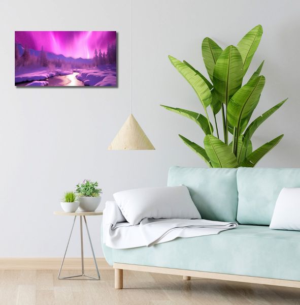Obraz 60x30cm Aurora Nad Niebiem zdjęcie 2