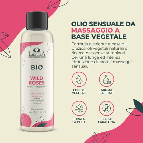 olejek do masażu luxuria bio oil wild roses 100 ml intimateline na Arena.pl