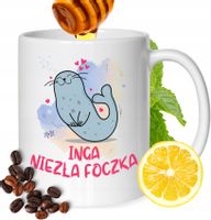 Kubek Dla Ingi Koleżanki Przyjaciółki Żony Prezent Z Nadrukiem Biały 330Ml