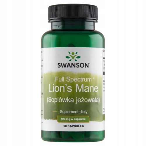 SWANSON FS LIONS MANE (soplówka jeżowata) 60kaps na Arena.pl