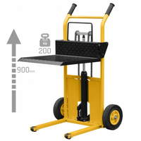 WÓZEK TRANSPORTOWY Z PLATFORMĄ UDŹWIG 200 KG, PODNOSZENIE 900MM CORMAK WLTA