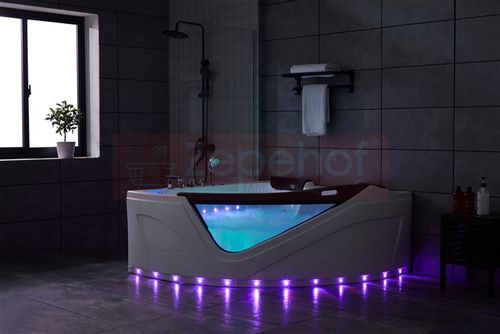 WANNA NAROŻNA Z HYDROMASAŻEM 150x150 MOCNE 2 POMPY GRZAŁKA na Arena.pl