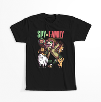 Koszulka Czarna Spy X Family - WYBIERZ KOLOR KOSZULKI I FASON Męska XL