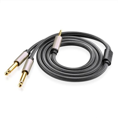UGREEN Przewód Kabel Audio TRS Mini Jack 3.5mm Do 2x TS 6.35mm 2m W na Arena.pl