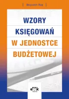 Wzory księgowań w jednostce budżetowej