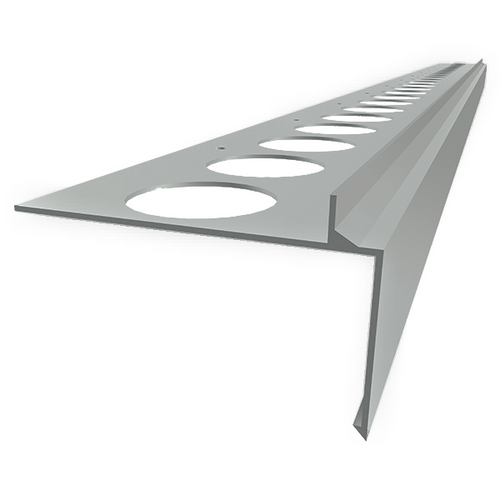 Emaga Profil aluminiowy balkonowy prosty PRIAMY 2,5m szary RAL7035 na Arena.pl