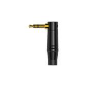 Wtyk typu Jack kątowy 3.5mm stereo Roxtone RMJ3RPX-BG