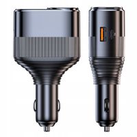 Ładowarki samochodowe 145W 12-24V Rozdzielacz mocy PD45W + typ C + port USB