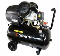 KOMPRESOR DWUTŁOKOWY OLEJOWY SPRĘŻARKA POWIETRZA 50L 4,9 KM OLEJ GRATIS V2