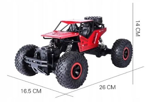 Samochód Zdalnie Sterowany Terenowy Duży 4x4 Akumulator X 2 2400 mAh na Arena.pl