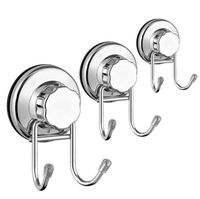 sanno zestaw 3 podwójnych haczyków z przyssawkami