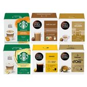 Kapsułki kawa Nescafe Dolce Gusto Dallmayr Starbucks zestaw MIX 88 szt 4+2