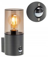 Kinkiet ogrodowy Adviti szary E27 15 W