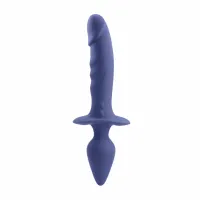 gender x dual defender silikonowy wibrator dwustronny 26 cm z pilotem