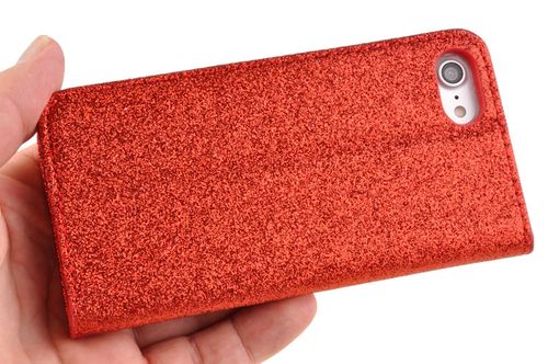 Etui Smart Brokat do APPLE iPhone 7 / 8 czerwony na Arena.pl