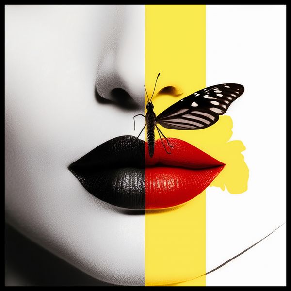 Plakat 60x60cm Motyla Piękność zdjęcie 2