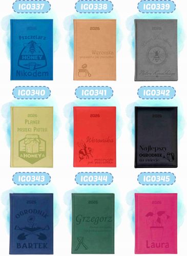 KALENDARZ A5 2026 dzienny książkowy grawer salon paznokci TWÓJ NAPIS na Arena.pl