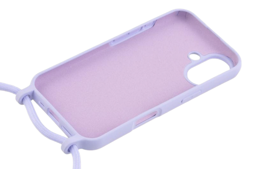 Etui ze sznurkiem RCK do Apple iPhone 16 fioletowy na Arena.pl