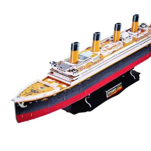 Puzzle 3D 113 elementów. Titanic na Arena.pl