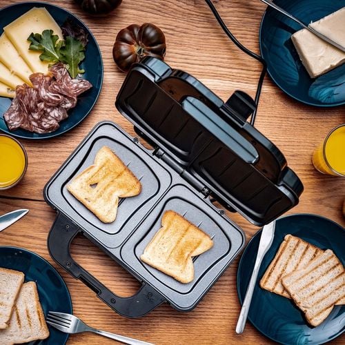 Opiekacz Do Kanapek Tostów XXL Duży Solidny Toster Sandwich 1300W XXL na Arena.pl