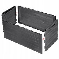 Skrzynia ogrodowa WOODEBOX 280l Antracyt - Prosperplast MBWL280-S433