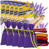 LAWENDOWY WORECZEK NA MOLE UBRANIOWE ODZIEŻOWE NO PEST x5 DŁUGIE