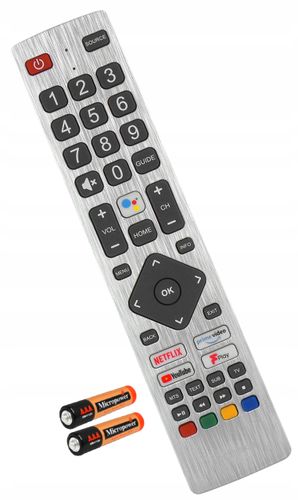 PILOT DO ANDROID TV SHARP TECHNIKA GOOGLE TV NETFLIX YOUTUBE BATERIE GRATIS na Arena.pl