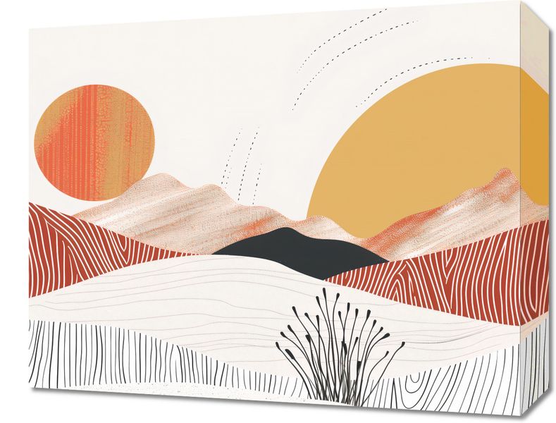 Obraz 50x40cm Roztańczone Słońce zdjęcie 1