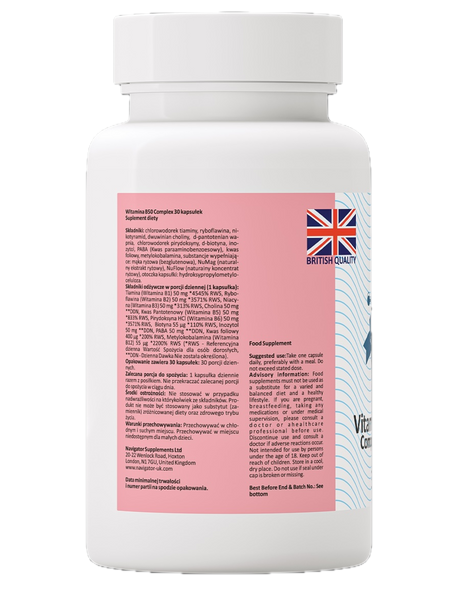 NAVIGATOR Witamina B50 30 kaps. zdjęcie 4